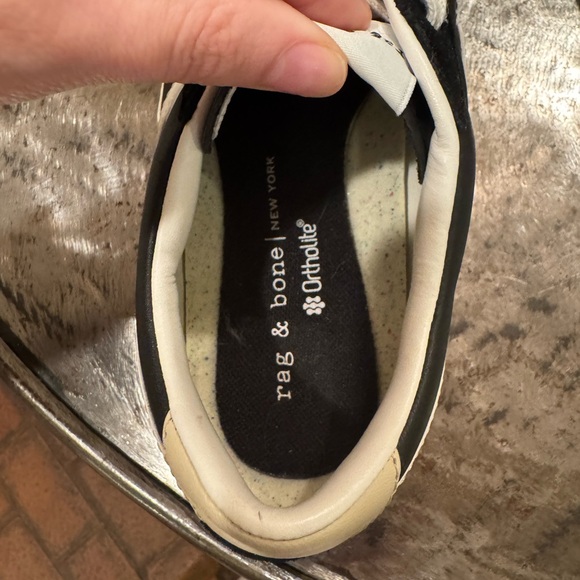 Rag & Bone Black and White Sneakers - Picture 4 of 7